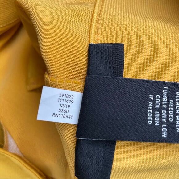 Lane Bryant Plus Size 28 Laney Yellow Capris Crop Pants Classic Wide Leg Twee - Picture 9 of 14